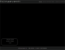 Tablet Screenshot of officinaeventi.com